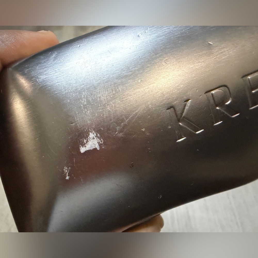 KREWE Metallic Silver Eyewear Case - Picture 2 of 4